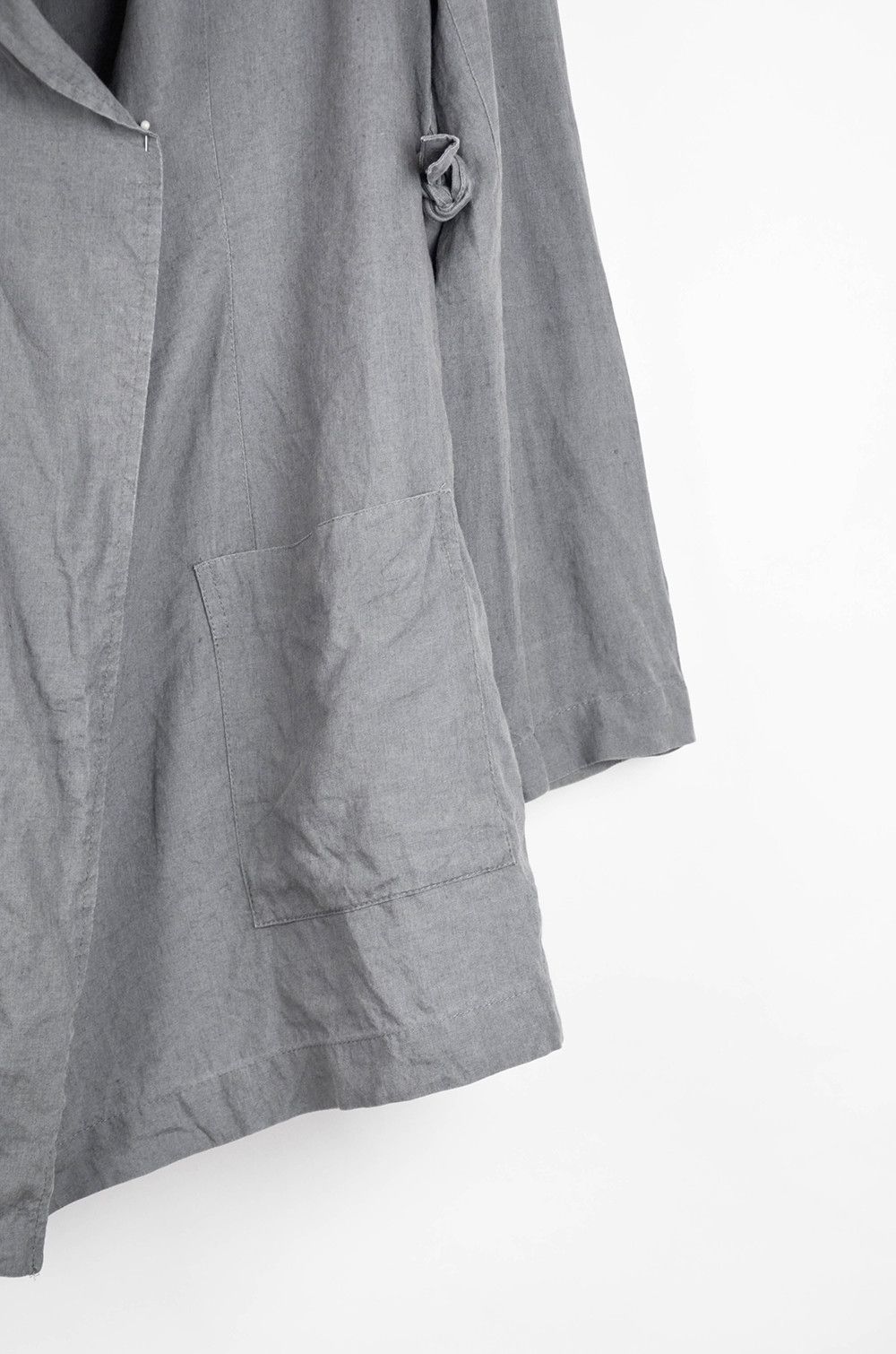 Dries Van Noten Dries Van Noten Long Linen Wrap Robe Blazer – Size 38 Size M / US 6-8 / IT 42-44 - 2 Thumbnail