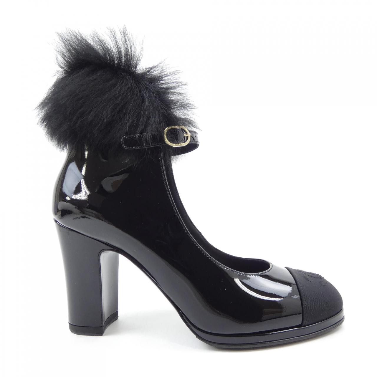 Chanel Chanel Chanel Mary Jane Patent Lambskin Pumps Leather Shoes G45174B14082 DUTY FREE for USA Size ONE SIZE - 1 Thumbnail