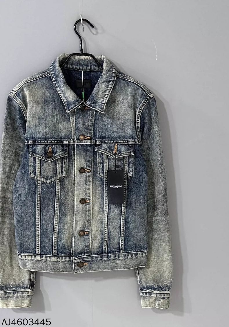 Saint Laurent Paris Saint Laurent Paris Washed denim vintage jacket-2506 Size US S / EU 44-46 / 1 - 3 Thumbnail
