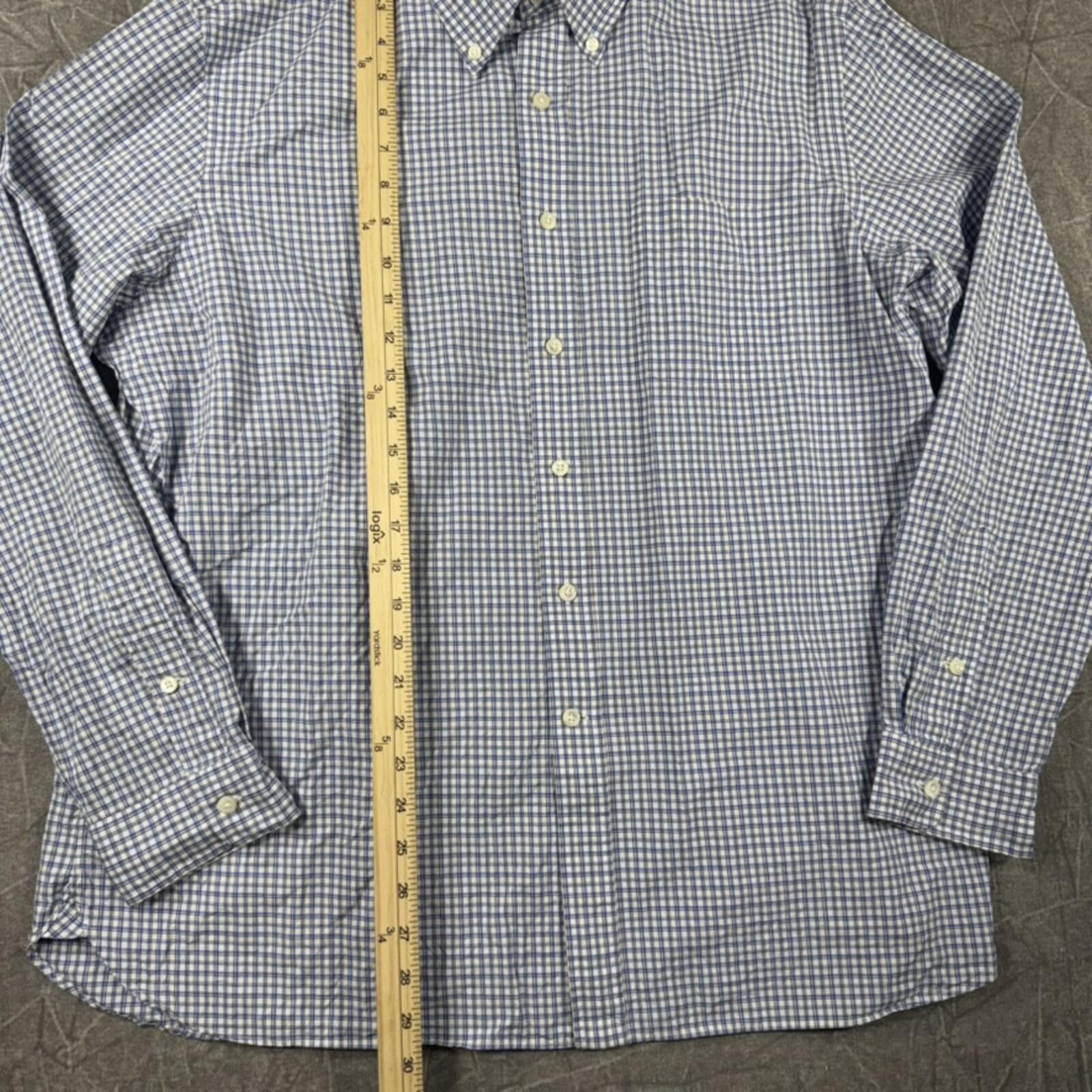 Polo Ralph Lauren Ralph Lauren Shirt Men's XL Blue 120's Poplin Button Down Size US XL / EU 56 / 4 - 3 Thumbnail
