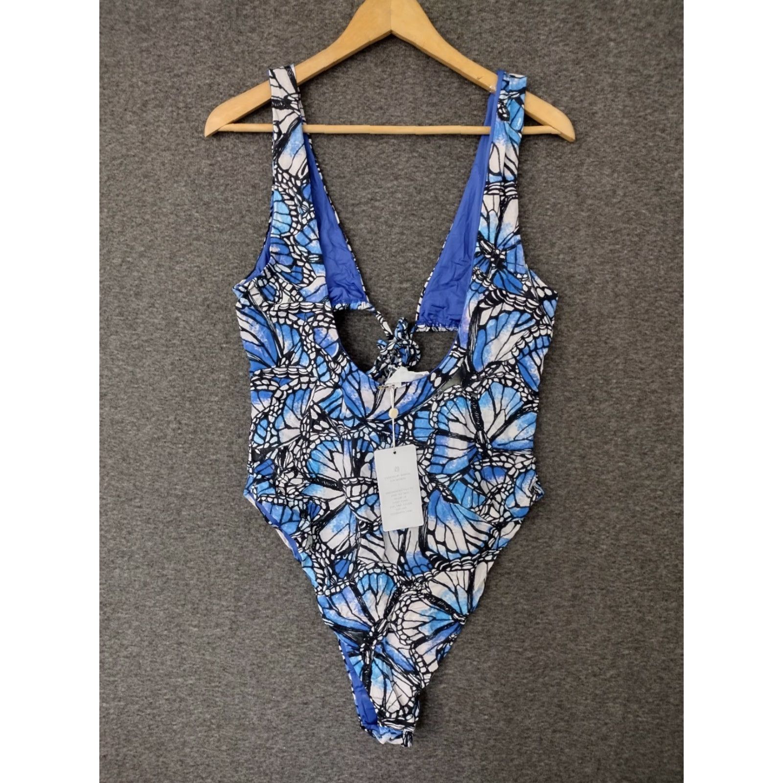 Triangl Toluca Swim One Piece Multicolor XXL Triangle Waist Wrap Open Tummy—Sexy, Nylon Spandex, Plus Size, Beach Theme, Women’s Swimsuit, Toluca, 2XL, VV Size ONE SIZE - 2 Thumbnail