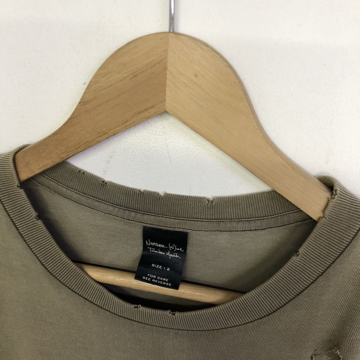 Japanese Brand × Number (N)ine × Takahiromiyashita The Soloist. NUMBER (N)INE FW 2004 “SAVE THE ENVIRONMENT” MESSAGE T-SHIRT Size US M / EU 48-50 / 2 - 12 Thumbnail