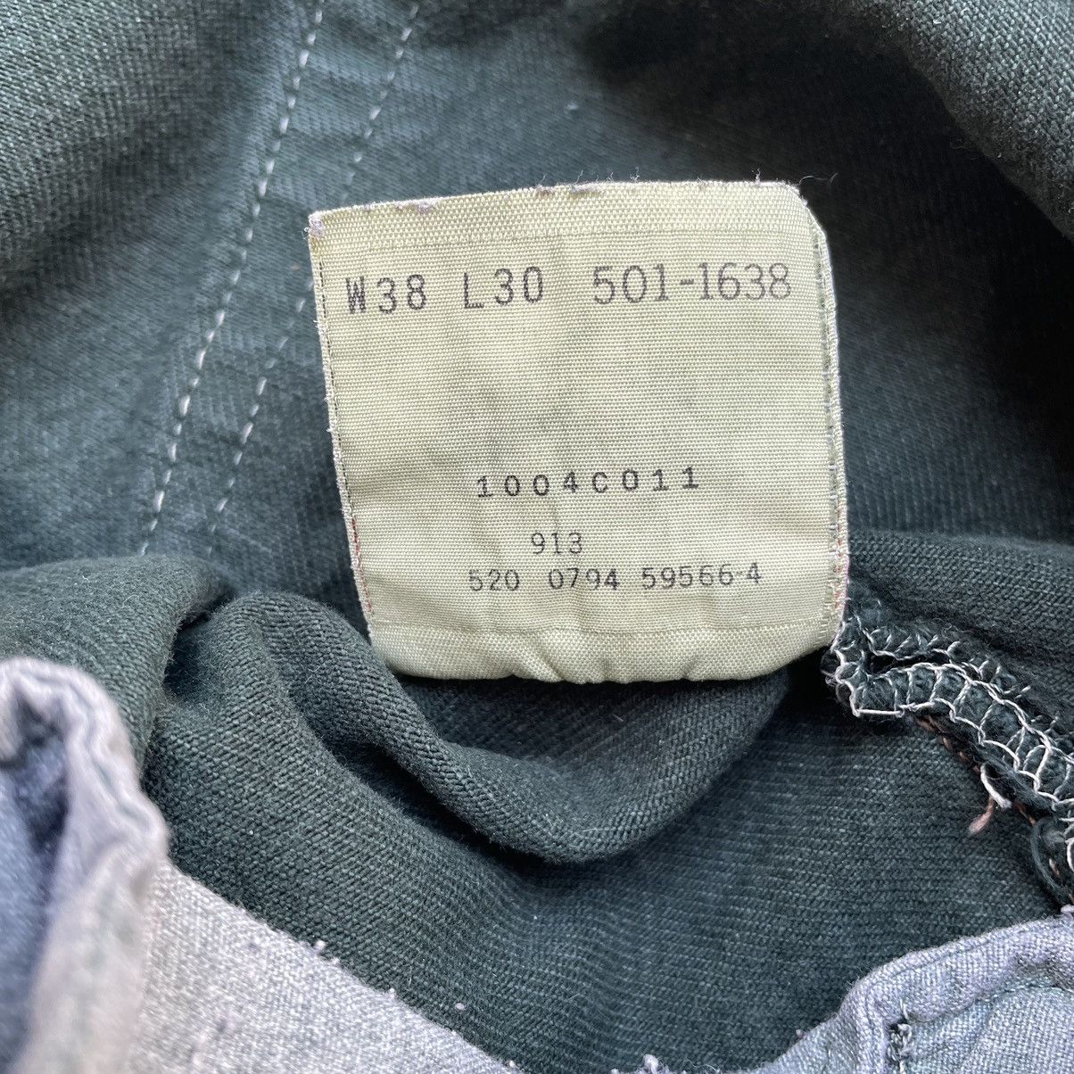 Levi's Vintage 90s Levi's 501 Jeans Dyed Green Size 38 Size US 38 / EU 54 - 4 Thumbnail