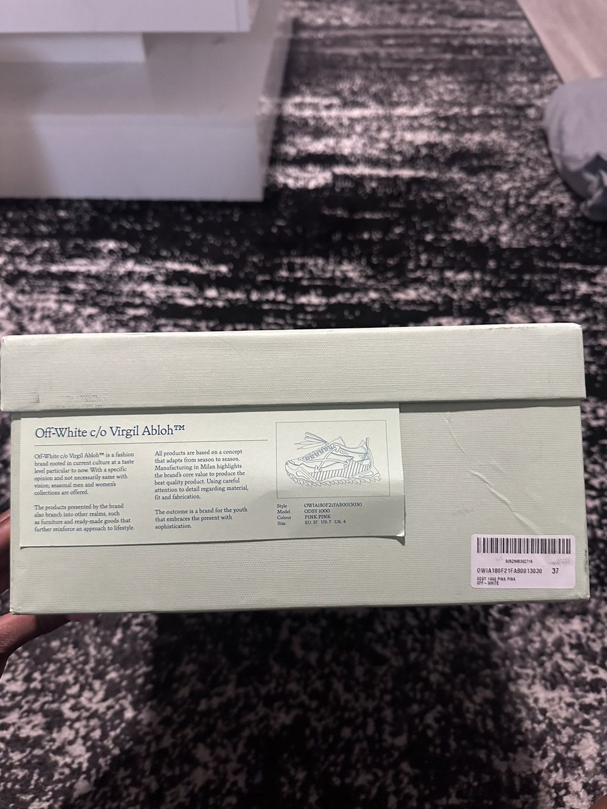 Off-White Off-White Pink Odsy Shoes Size US 7 / IT 37 - 7 Thumbnail