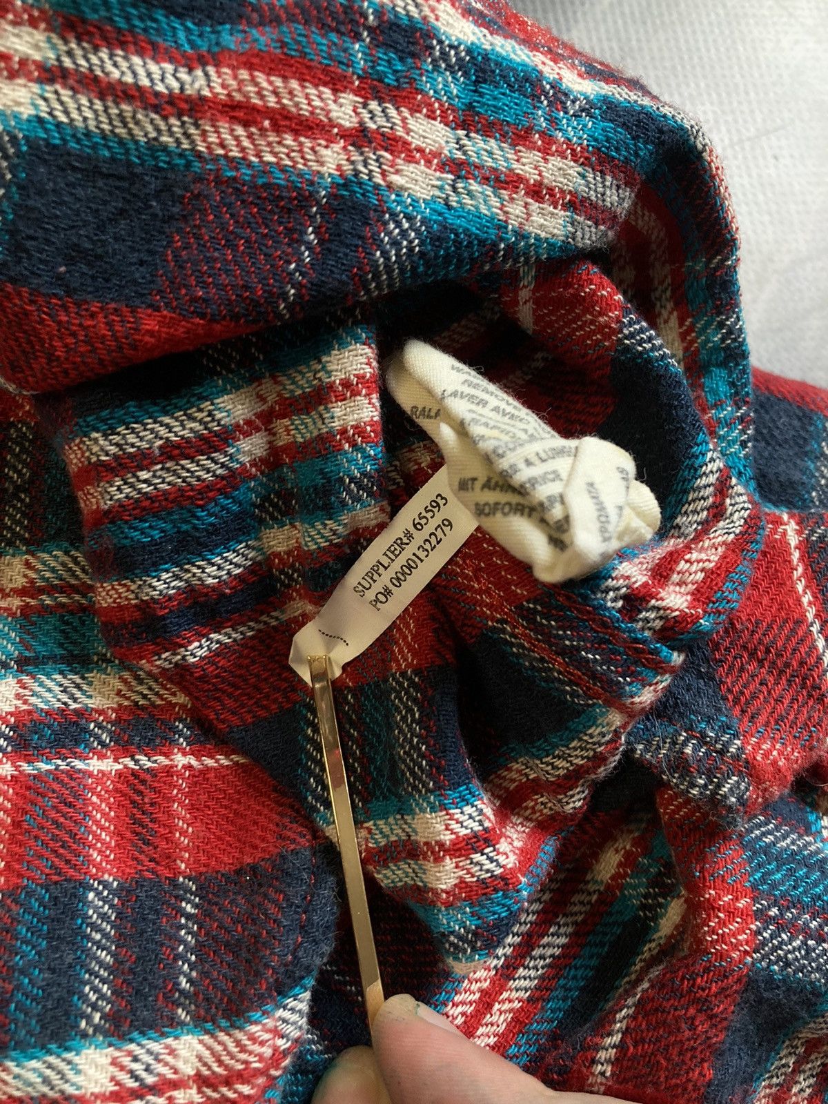 Denim & Supply Ralph Lauren × Ralph Lauren Ralph Laurent Flannel Shirt Size US L / EU 52-54 / 3 - 6 Thumbnail