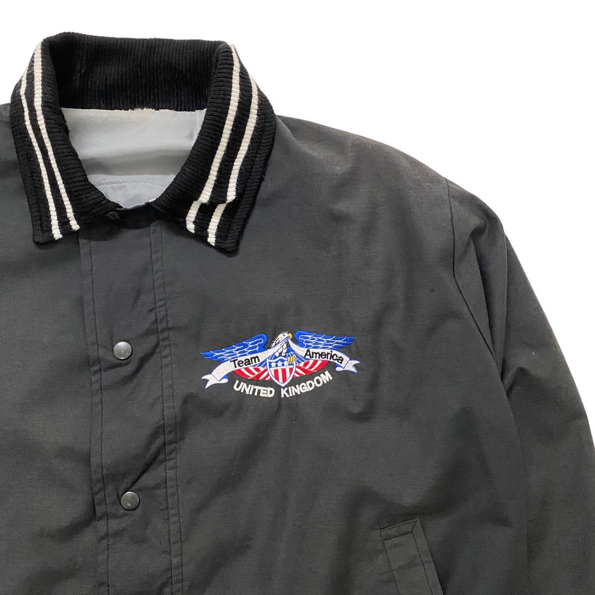 Vintage ☀️Vintage United Kingdom team American classic biker jacket Size US L / EU 52-54 / 3 - 5 Thumbnail