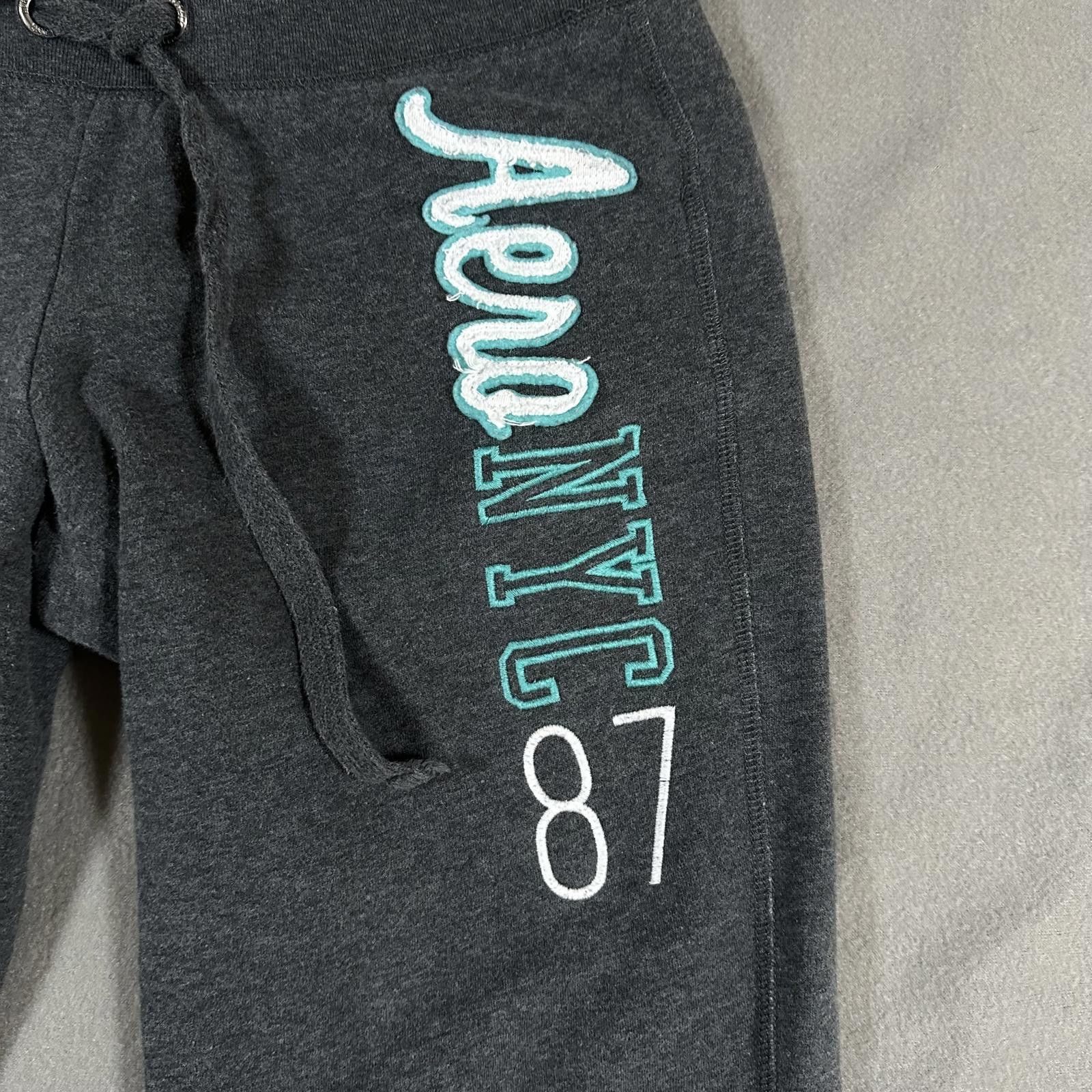 Aeropostale Aeropostale Women’s Sweatpants Gray Blue Y2K Size 28" / US 6 / IT 42 - 3 Thumbnail