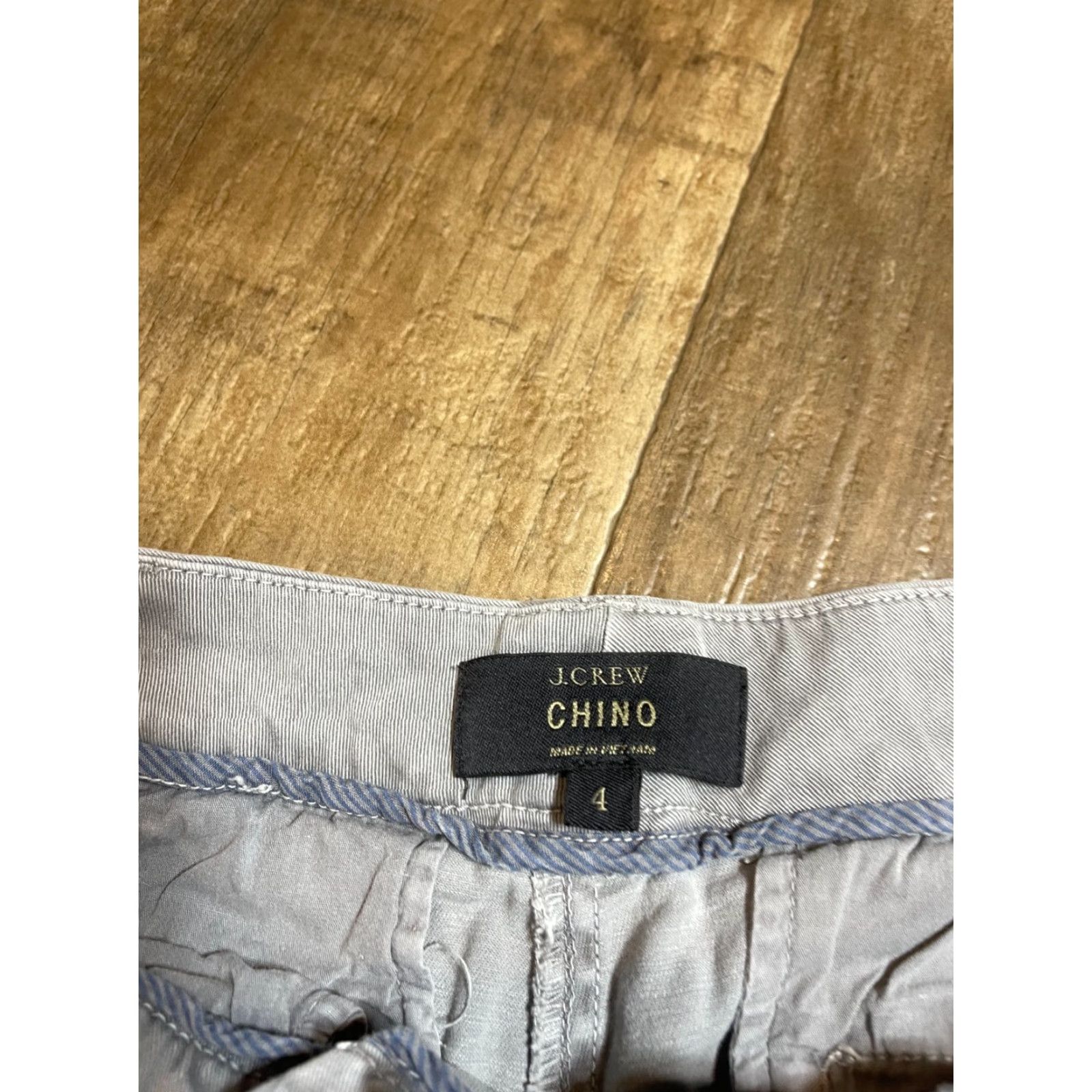 J.Crew J.CREW Shorts Womens Size 6 Gray Chino Flat Front Pockets Casual Knit Cotton Regular Modern Colorful 90s? Size 28" / US 6 / IT 42 - 7 Thumbnail
