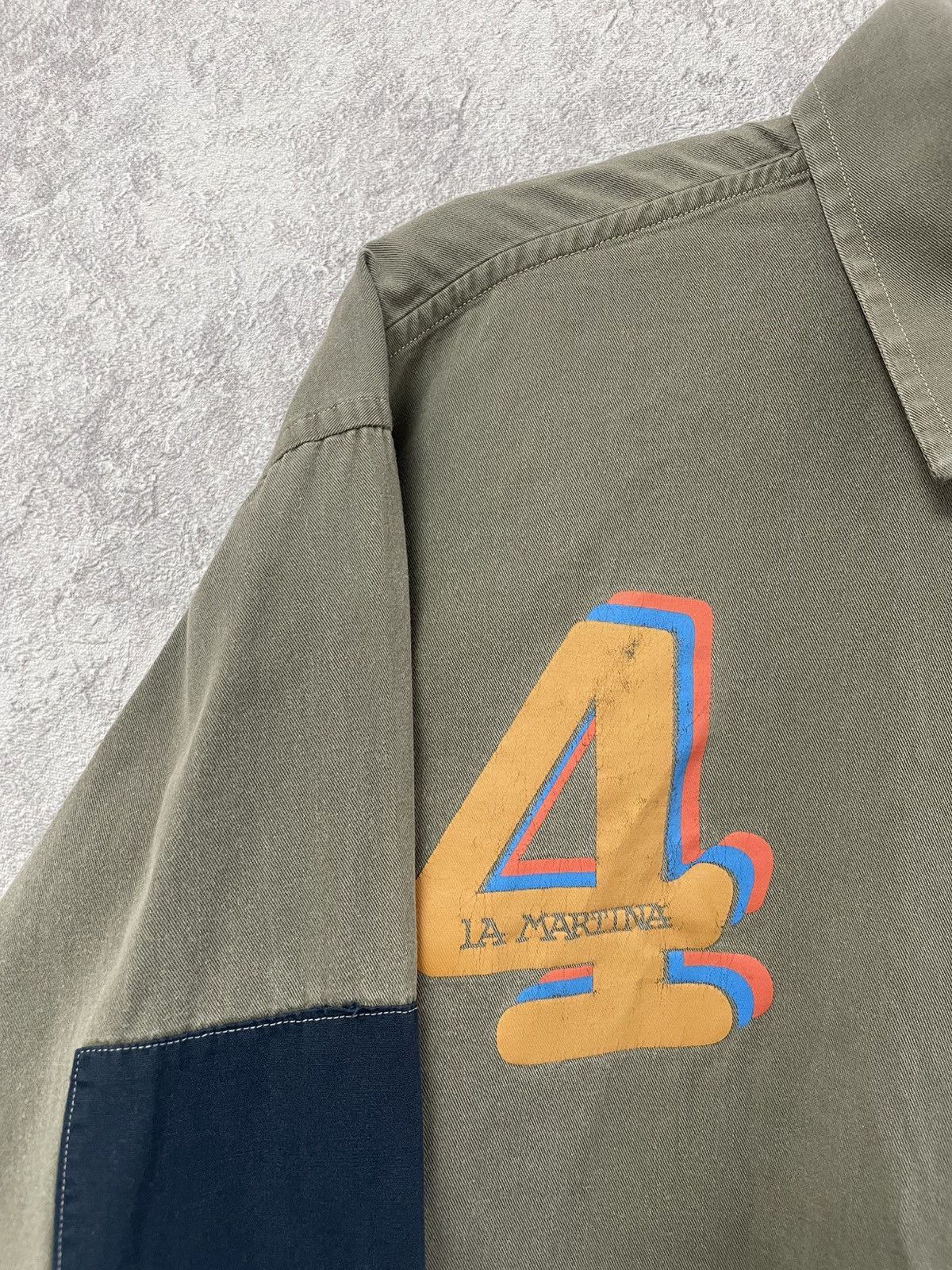 La Martina Vintage La Martina Khaki Long Sleeve Shirt Button Up Size US S / EU 44-46 / 1 - 7 Thumbnail