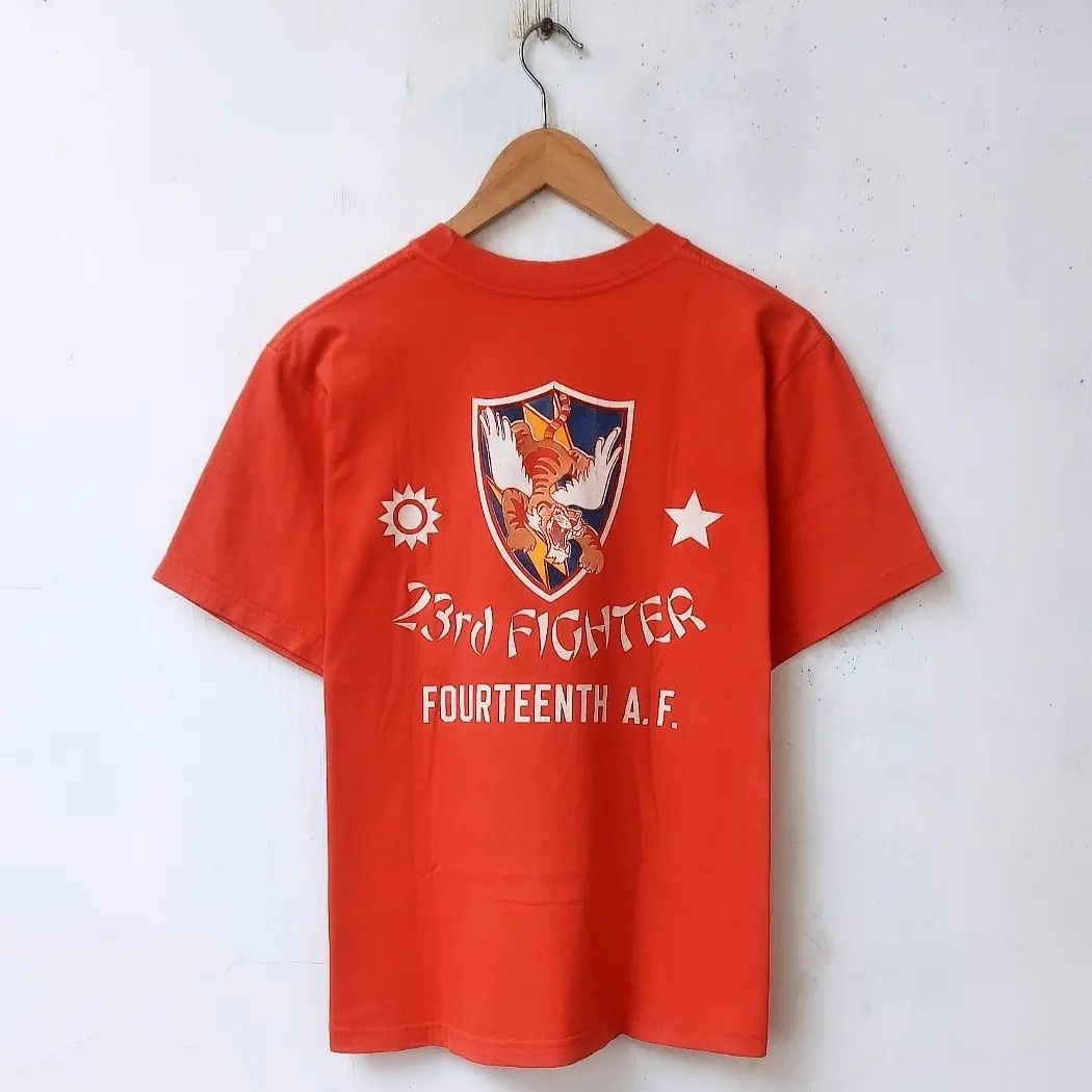 Buzz Rickson's × Vintage Vtg Buzz Ricksons 23rd Fighter Tshirt Size US S / EU 44-46 / 1 - 2 Thumbnail