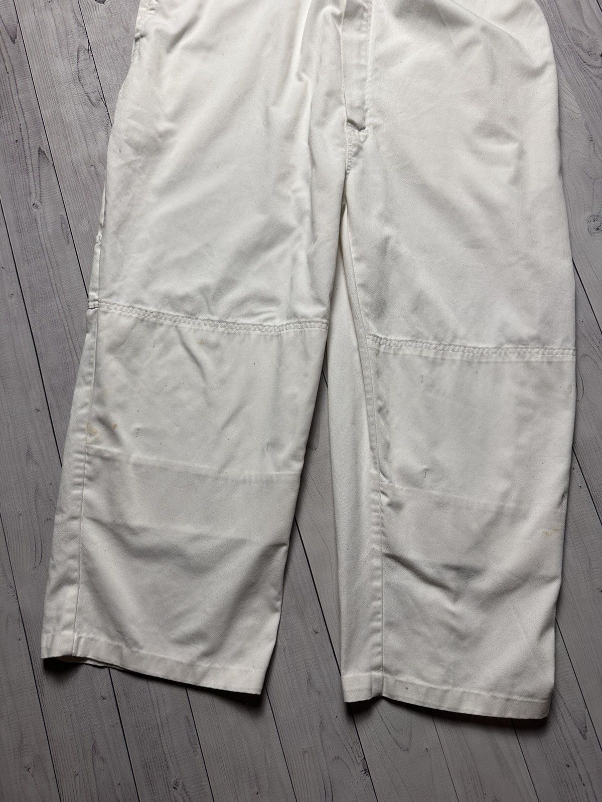Dickies × Vintage Vintage Dickies overall streetwear size XL logo white denim Size US 36 / EU 52 - 10 Thumbnail