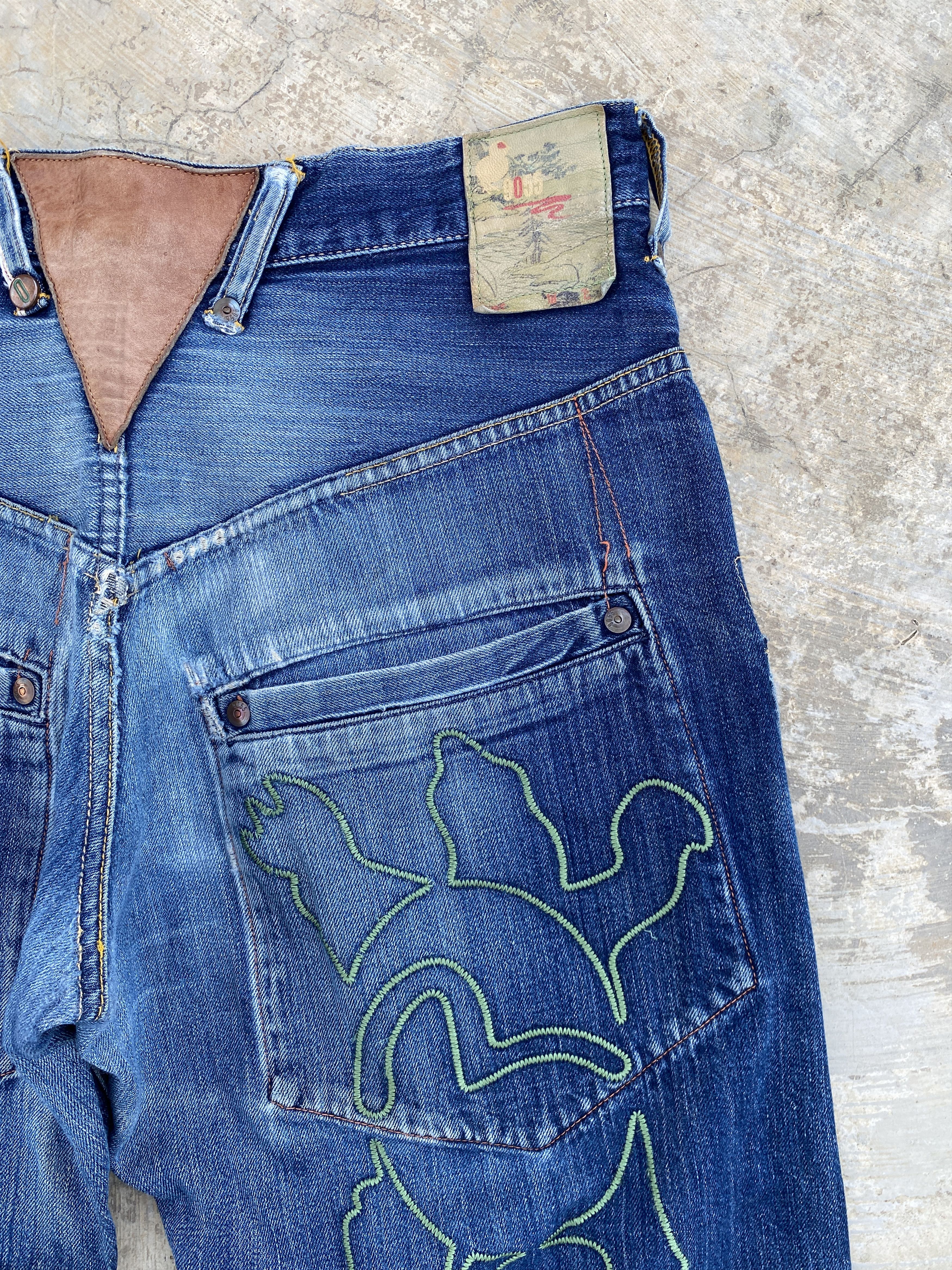 Evisu Evisu 9055 Philip Goss Siotani Brothers Selvedge Jeans Size US 36 / EU 52 - 8 Thumbnail