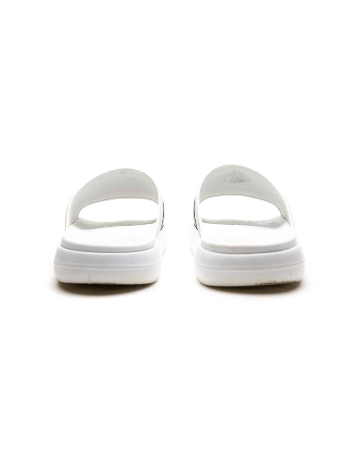 Gucci Gucci Web Rubber White Slide Sandals Size US 9 / EU 42 - 3 Thumbnail
