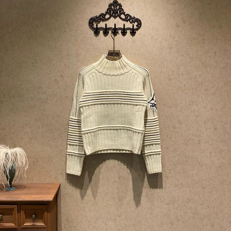 Louis Vuitton Louis Vuitton 24ss ski collection logo letter logo wool kn Size XS / US 0-2 / IT 36-38 - 2 Thumbnail