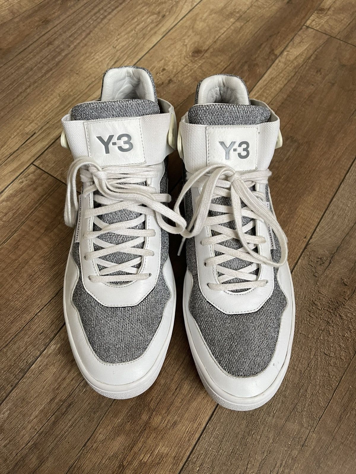 Y-3 Y-3 Yohji Yamamoto Adidas High Top Sneakers Shoes Size US 10.5 / EU 43-44 - 8 Thumbnail