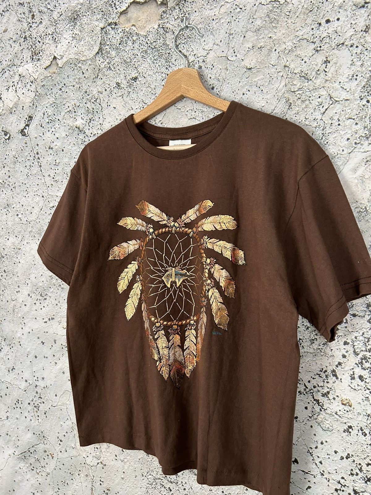 Vintage Vintage Indian Mandala 90s Graphic Tee Streetwear Size US M / EU 48-50 / 2 - 2 Thumbnail