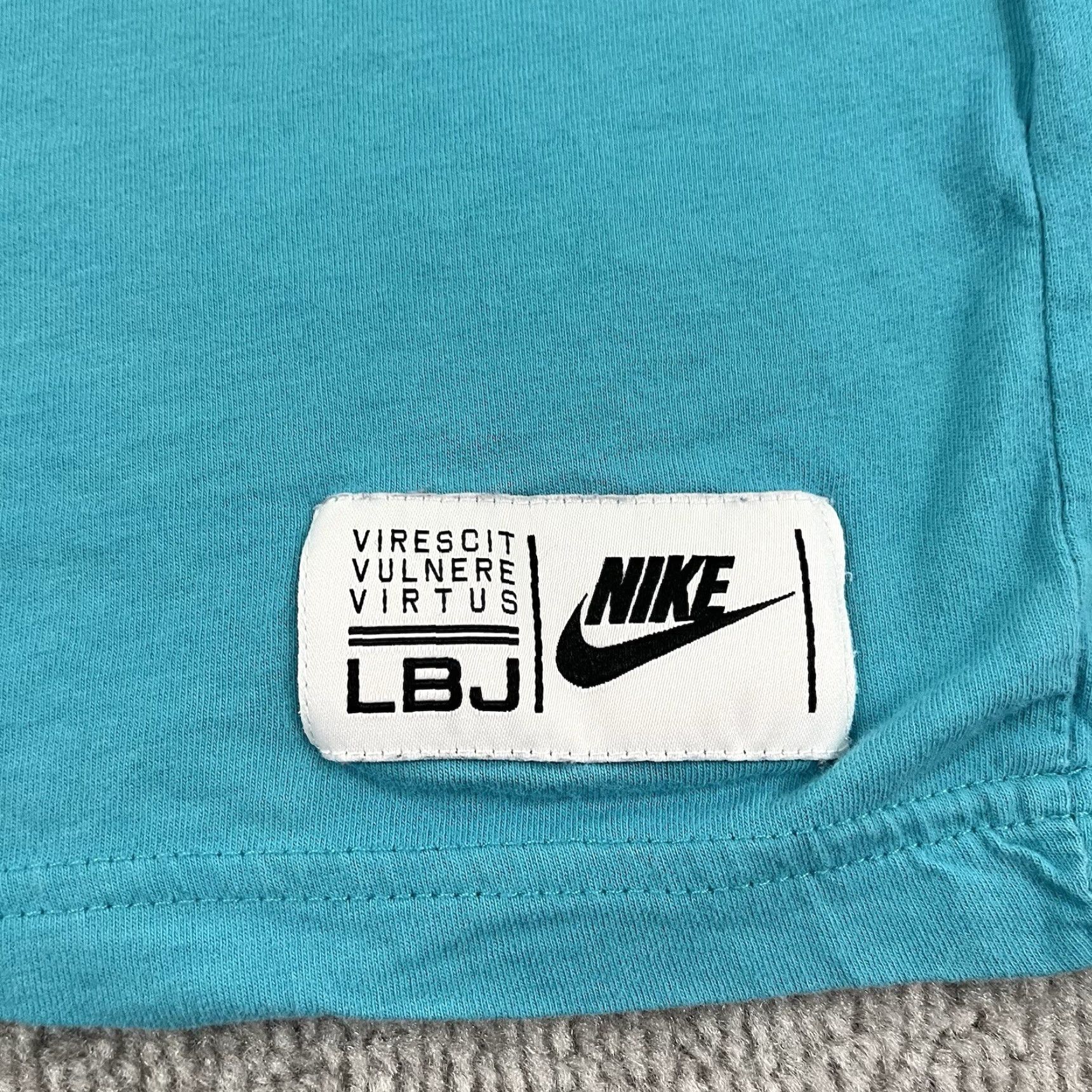 Nike Nike LEBRON JAMES Shirt Mens XL Blue Lion On The Beach Graphic Basketball Tee LBJ NBA Shirt Men XL Blue Lion Beach Graphic Nike Size US XL / EU 56 / 4 - 3 Thumbnail