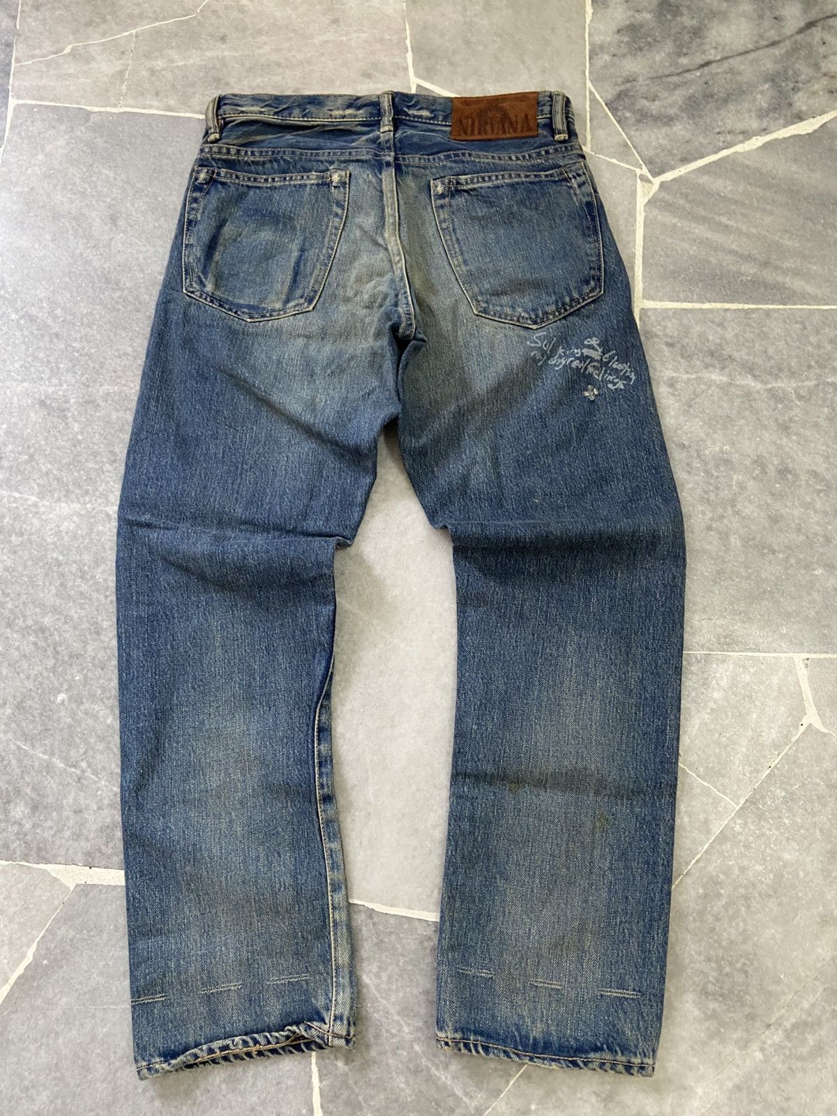 Hysteric Glamour Hysteric Glamour x Nirvana Y2K Studded Denim Jeans Size US 28 / EU 44 - 4 Thumbnail
