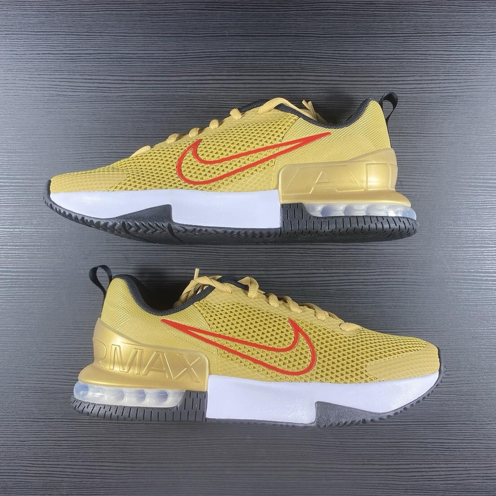 Nike UK 10.5 Nike Air Max Alpha Trainer 6 Gold & University Red🔥 Size US 11.5 / EU 44-45 - 2 Thumbnail