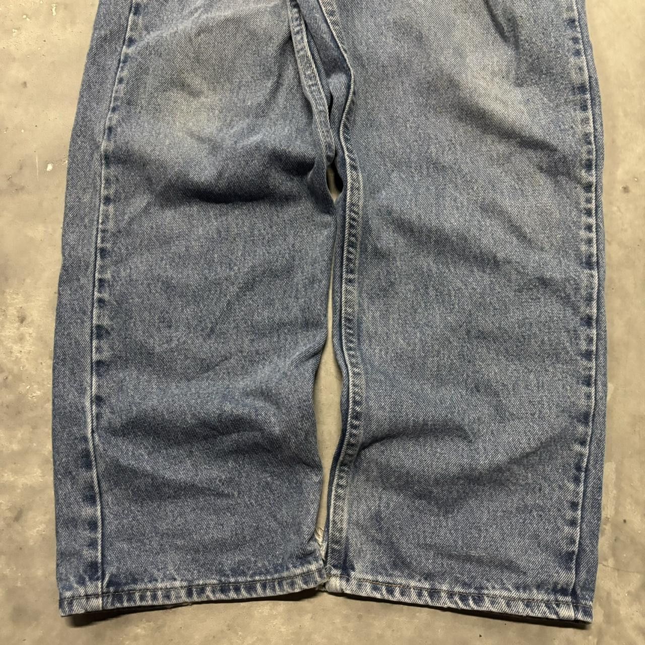 Japanese Brand × Vintage Crazy Vintage Y2K/2000s Grunge Medium Wash Essential Denim Jeans! Size US 32 / EU 48 - 6 Thumbnail