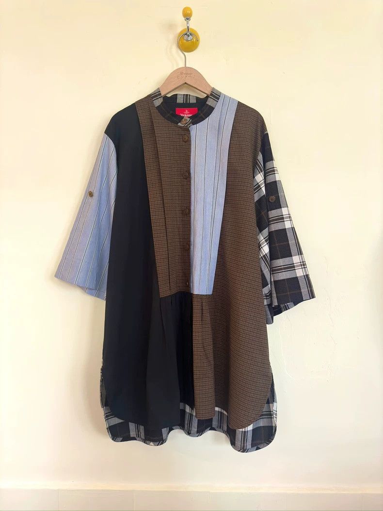 Vivienne Westwood Vivienne Westwood Striped patchwork shirt Size XS / US 0-2 / IT 36-38 - 1 Thumbnail
