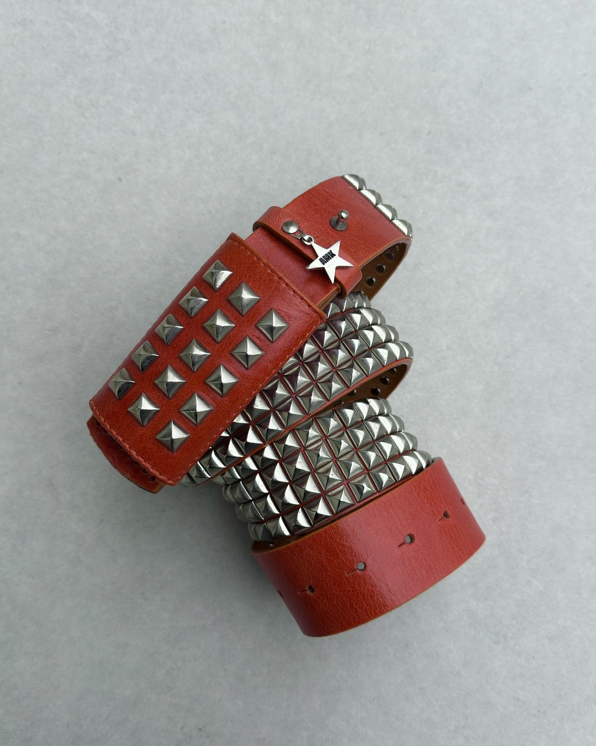 Andrew Mackenzie AW2008 Andrew Mackenzie Studded Punk Leather Belt Size ONE SIZE - 17 Thumbnail