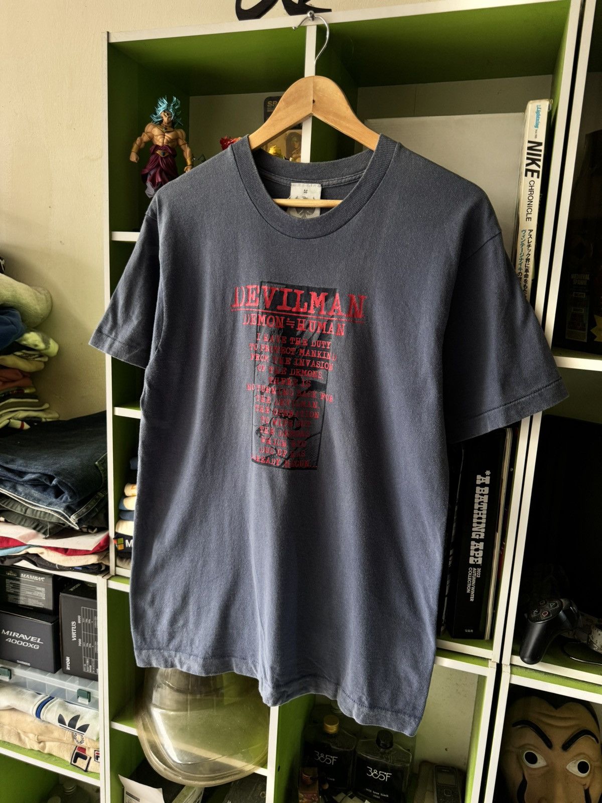 image of Anima x Vintage Item Vintage 90's Devilman By Cospa 90's in Dusty Blue, Men's (Size Medium)
