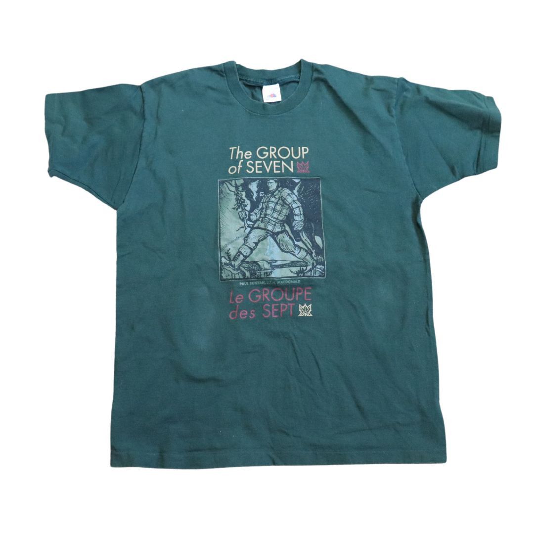 image of Fruit Of The Loom x Vintage Group Of Seven Paul Bunyan Art Tee (Xl) in Green, Men's