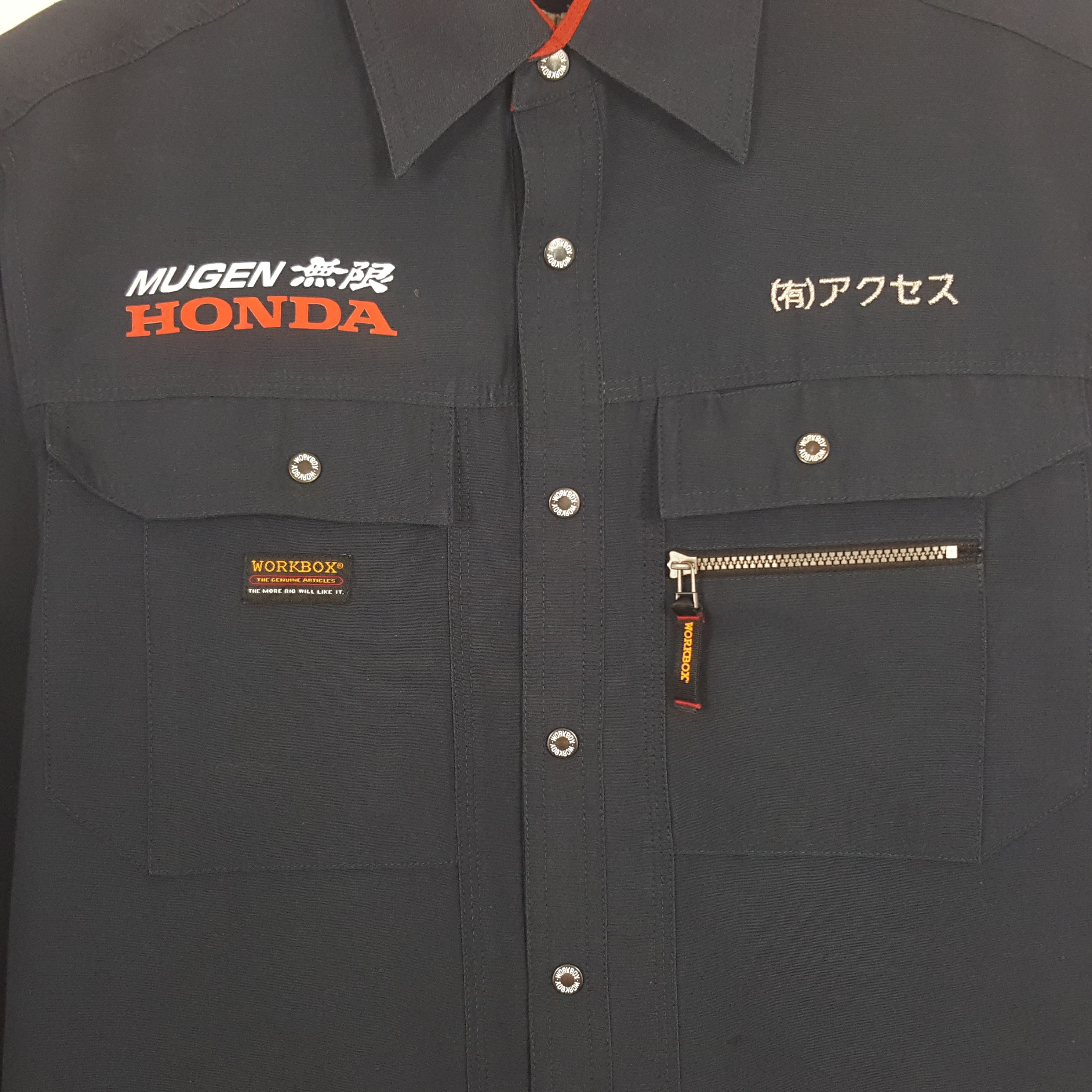 Honda × Vintage Vintage Mugen Honda Custom Art Button Up Shirt Size US S / EU 44-46 / 1 - 4 Thumbnail