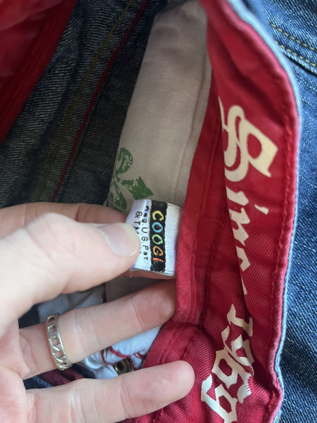 Coogi Vintage Coogi Embroidered Snake Denim Jeans Size US 36 / EU 52 - 7 Thumbnail
