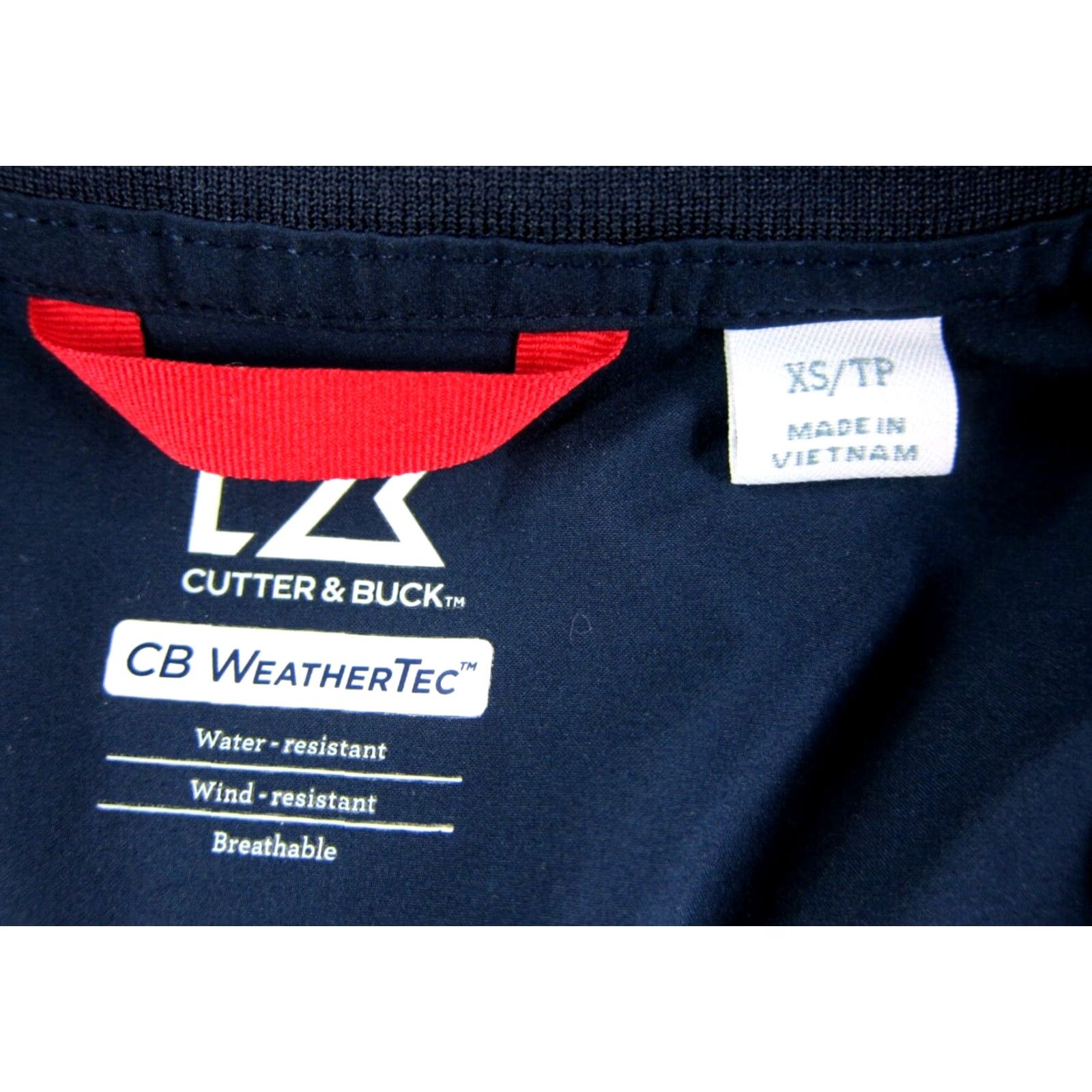 Cutter & Buck Cutter & Buck Windbreaker Jacket Woman XS - White Blue Red Full Zip Golf Tennis Windbreaker Jacket Woman XS Size XS / US 0-2 / IT 36-38 - 3 Thumbnail