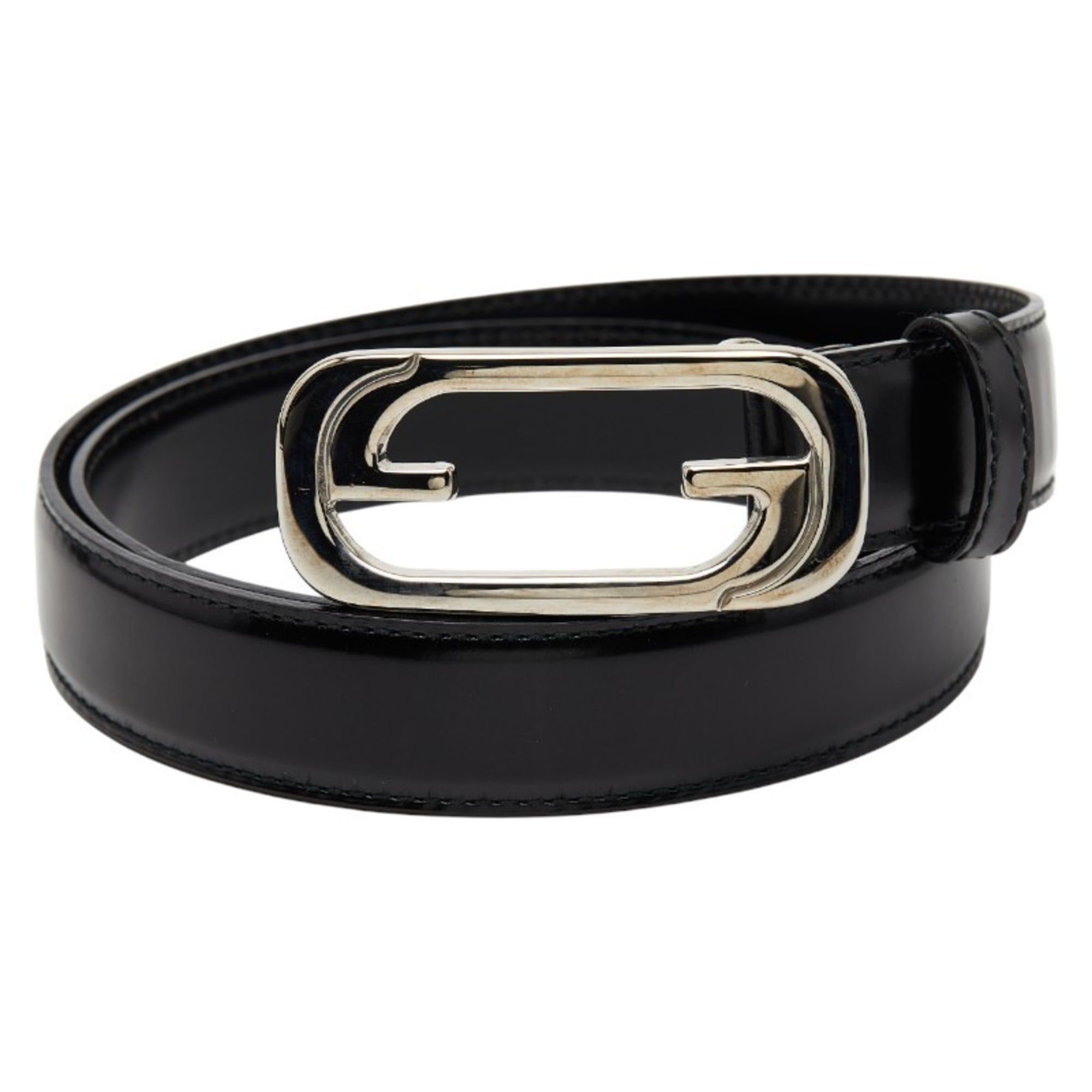 Gucci Belt Size 80 32 036 1406 0956 5 Black Leather GUCCI GG Buckle Leather Belt Size 90.36 Black 601254 main image 2