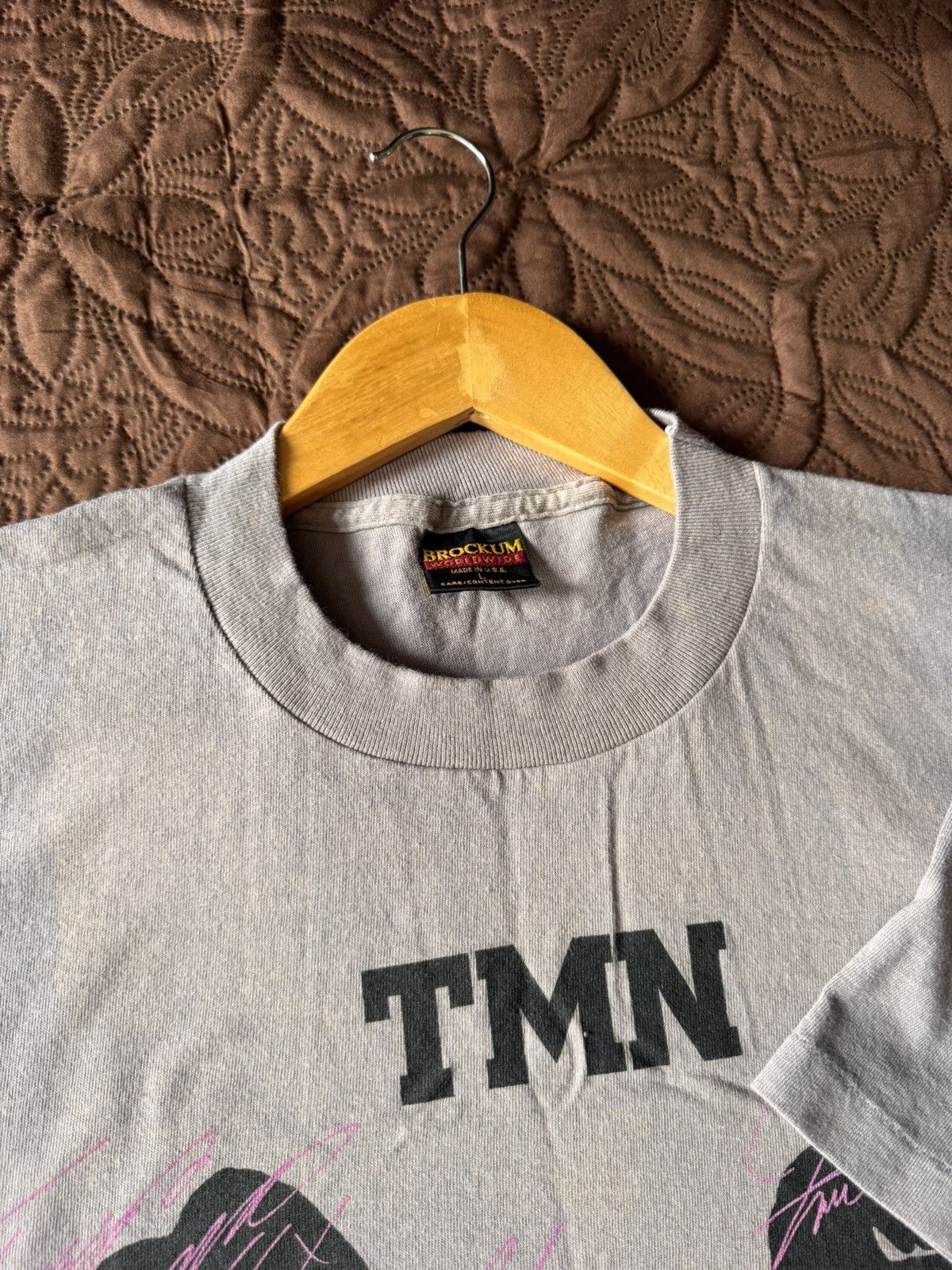 If Six Was Nine Vintage 1994 TMN TM Network "The Final Concerts" Tokyo Dome Size US L / EU 52-54 / 3 - 5 Thumbnail