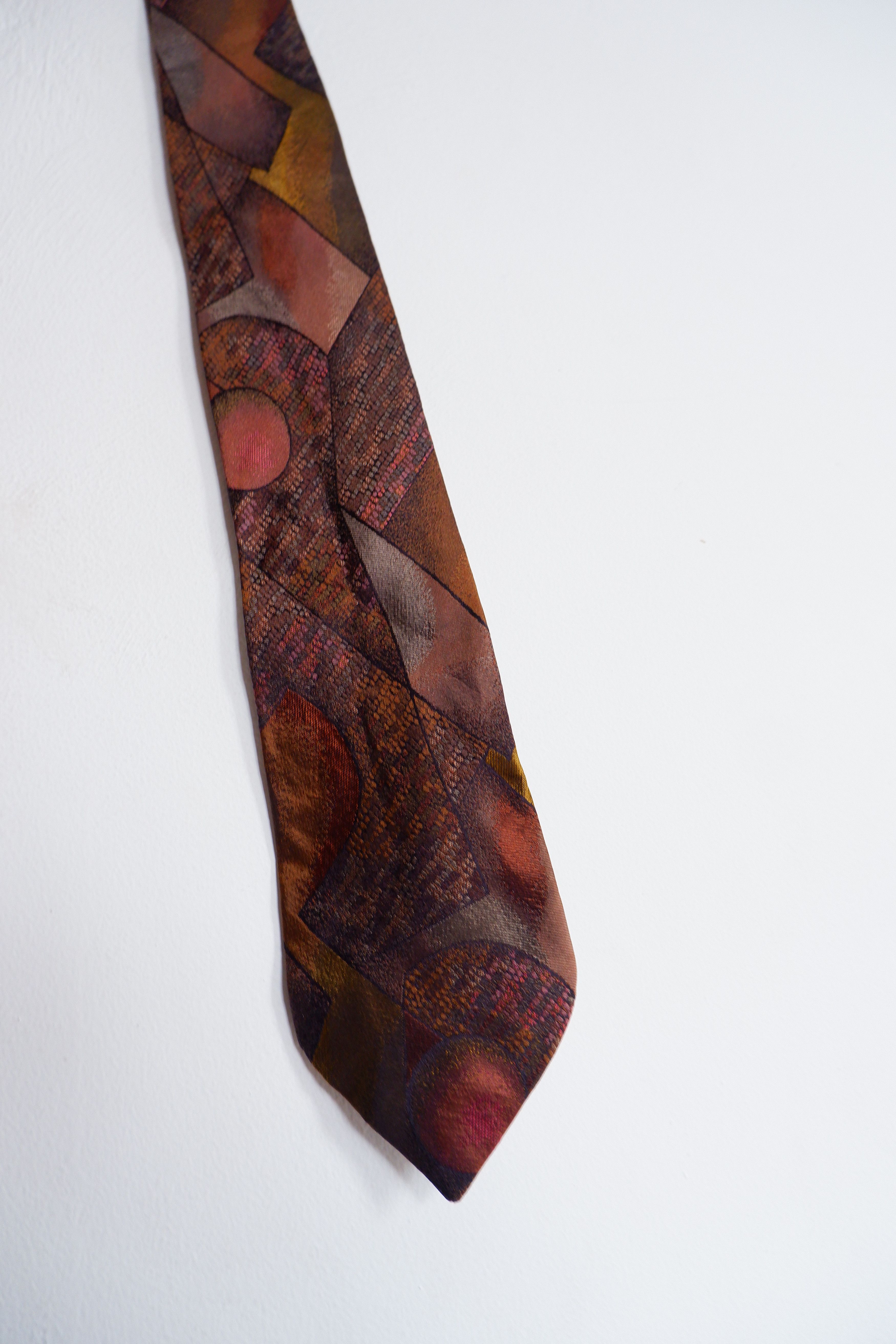 Tete Homme Vintage TETE HOMME Jacquard Silk Tie Size ONE SIZE - 2 Thumbnail