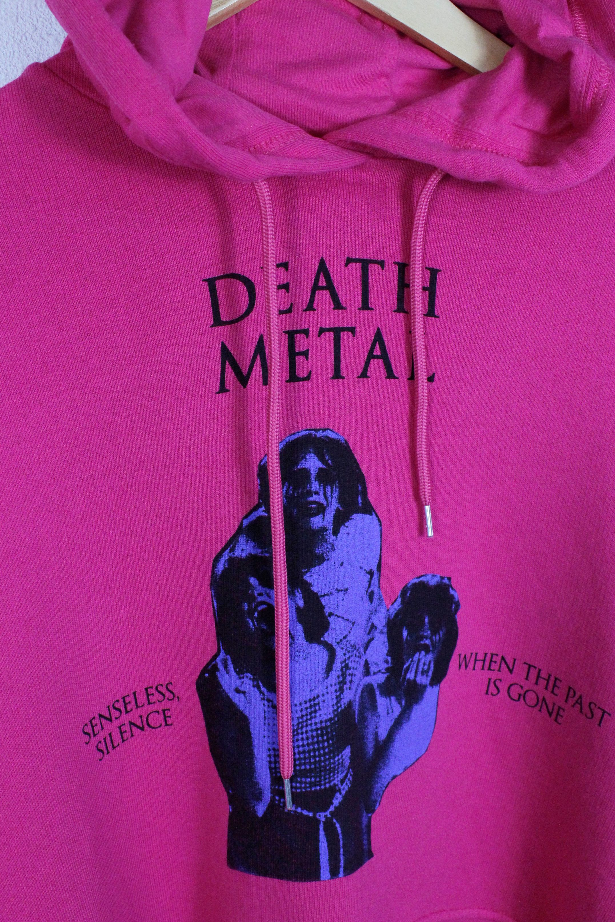 Alexander McQueen × MCQ Alexander McQueen MCQ Death Metal Cropped Oversize Hoodie Size S / US 4 / IT 40 - 3 Thumbnail