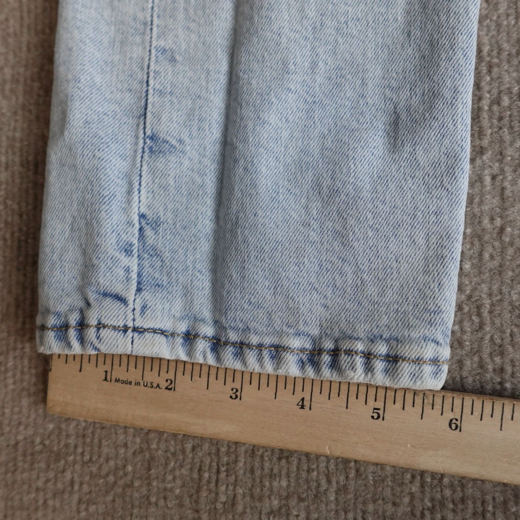 Levi's VINTAGE Levi's 510 Jeans 32 x 31 Blue Premium Big E Mens Regular 5-Pocket Denim Cotton Blend Straight - 32x31 Modern Fit? Wait Size US 32 / EU 48 - 4 Thumbnail