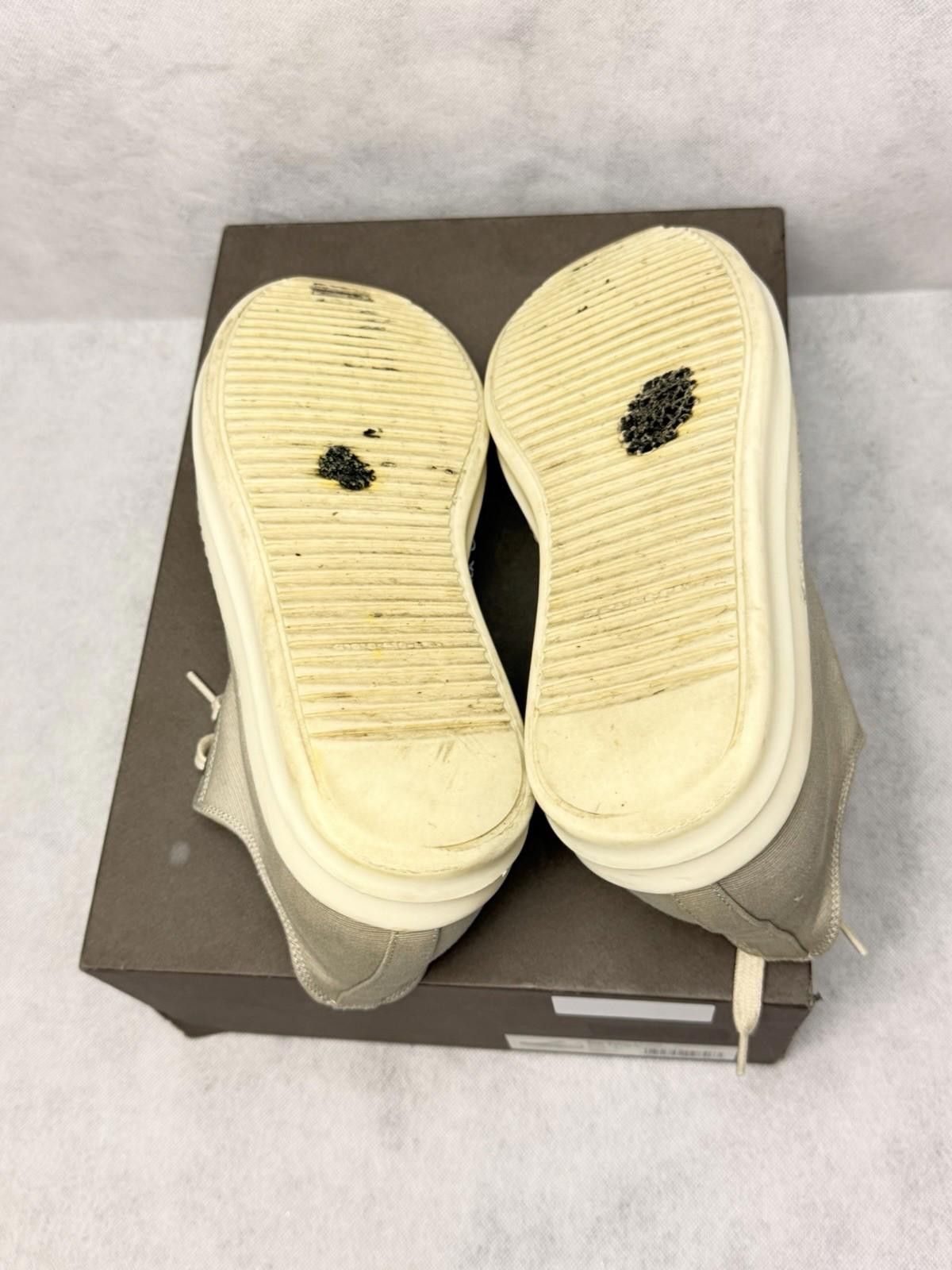 Rick Owens Rick Owens DRKSHDW Low Sneak Ramones SZ EU 41 Khaki Canvas Size US 8 / EU 41 - 6 Thumbnail