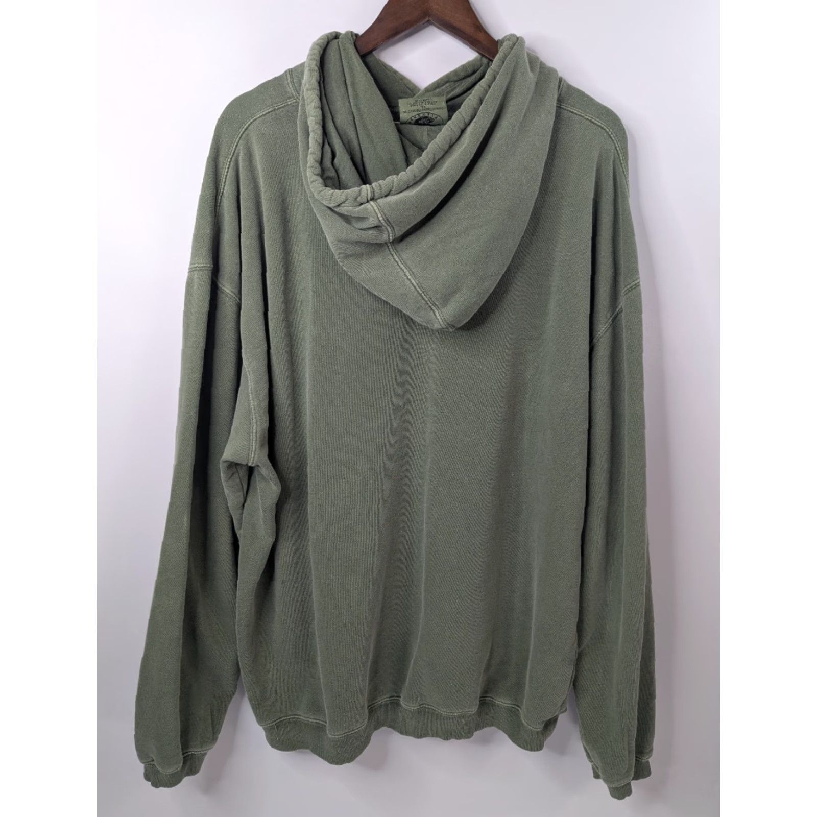 Vintage VINTAGE Authentic Pigment Hoodie Mens XL Green Water Dragon Beloit Wisconsin Pullover Hooded Pockets Ring Spun Logo Size US XL / EU 56 / 4 - 5 Thumbnail