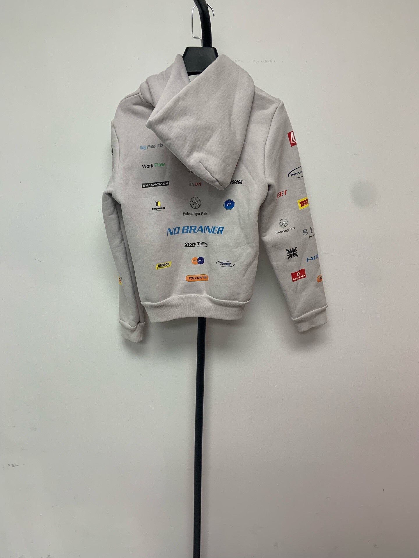 Balenciaga balenciaga logo print casual hoodie uni Size US M / EU 48-50 / 2 - 2 Thumbnail