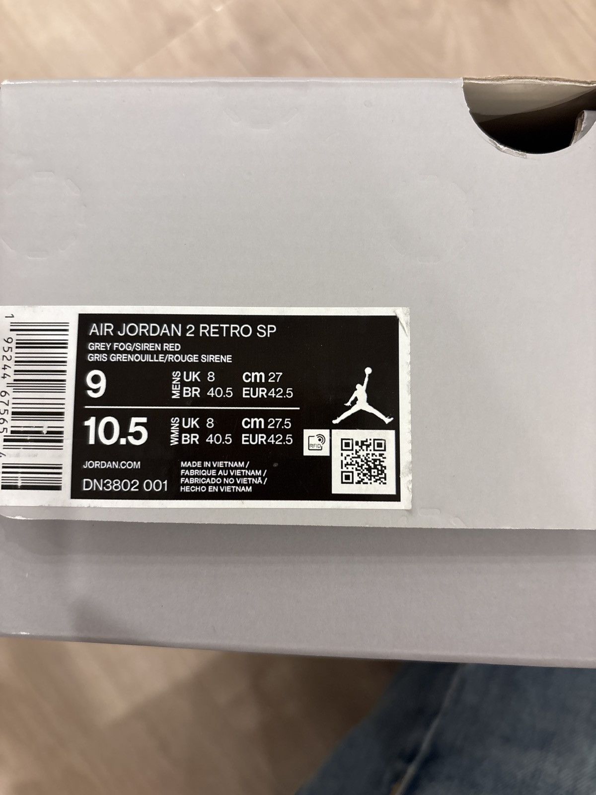Jordan Brand Jordan 2 union gray fog Size US 9 / EU 42 - 7 Thumbnail