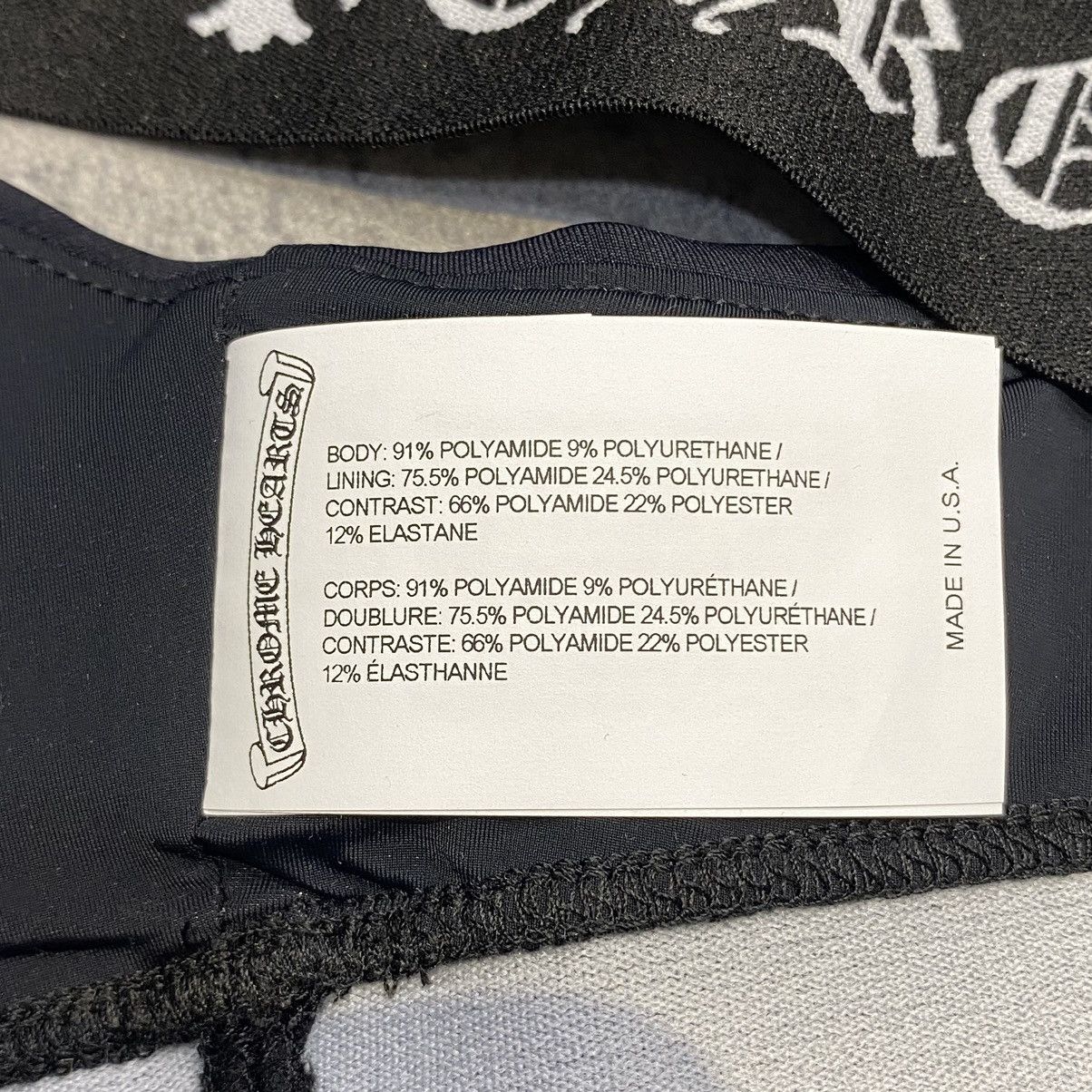 Chrome Hearts CHROME HEARTS Women's Sports Bra black Size L / US 10 / IT 46 - 9 Thumbnail