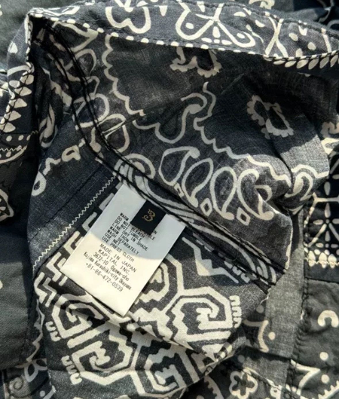 Kapital KAPITAL Hirata Kazuhiro Pure Cotton Cashew Flower Shirt Size US L / EU 52-54 / 3 - 6 Thumbnail