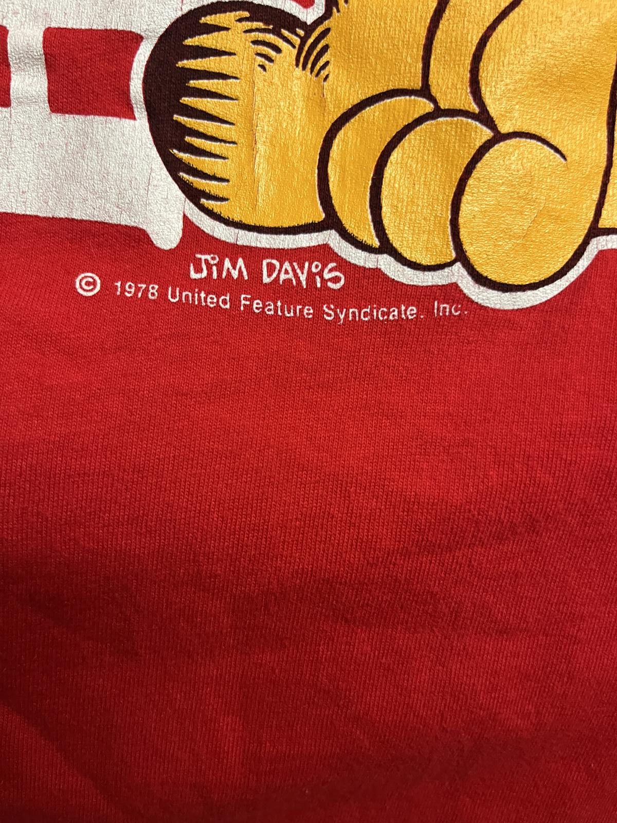 Designer VTG Garfield in Hawaii Tee Jim David 1978 Garfield T-shirt L Size US L / EU 52-54 / 3 - 4 Thumbnail