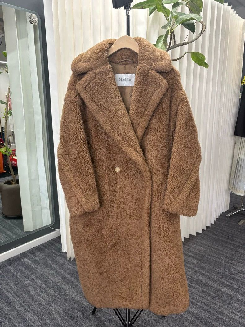 Max Mara Max Mara Classic Teddy Bear Camel Long Coat Size S / US 4 / IT 40 - 2 Thumbnail