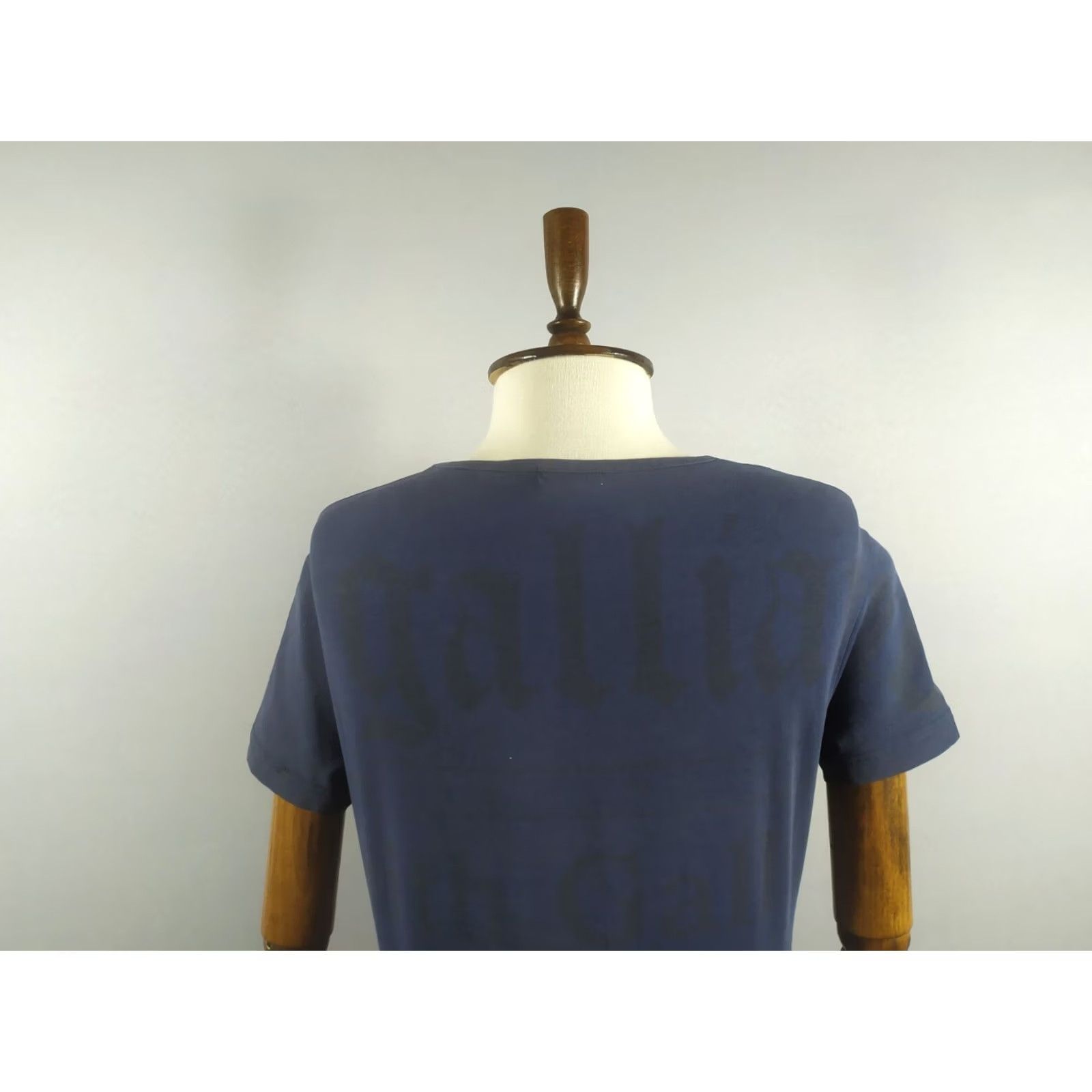 John Galliano Blue Womens XL Cotton Blend Shirt - John Galliano Vintage Style Size XL / US 12-14 / IT 48-50 - 6 Thumbnail