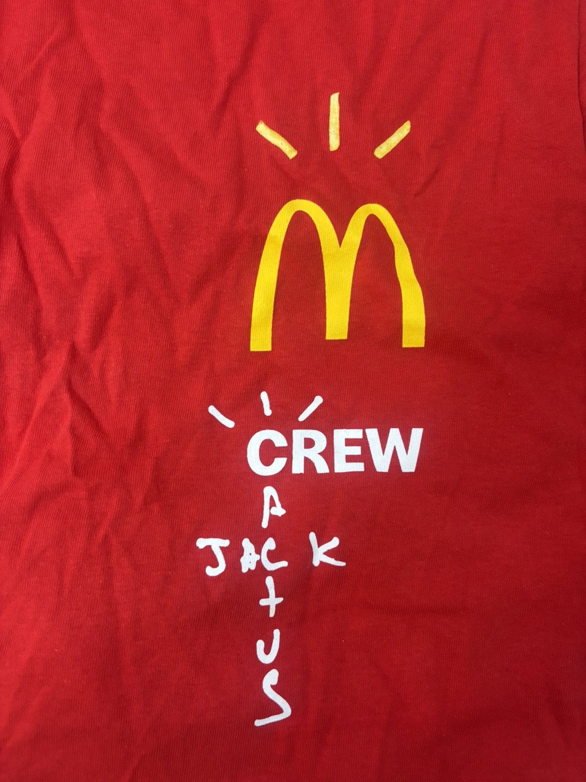 Travis Scott Travis Scott x McDonald's Crew T-shirt Size Small Size US S / EU 44-46 / 1 - 2 Thumbnail