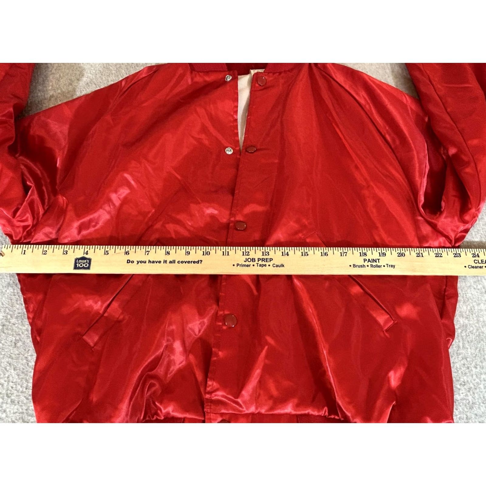 Etro VINTAGE Satin Jacket Mens Large Red Nylon Bomber Snap Lined USA 90s Retro Size US L / EU 52-54 / 3 - 3 Thumbnail