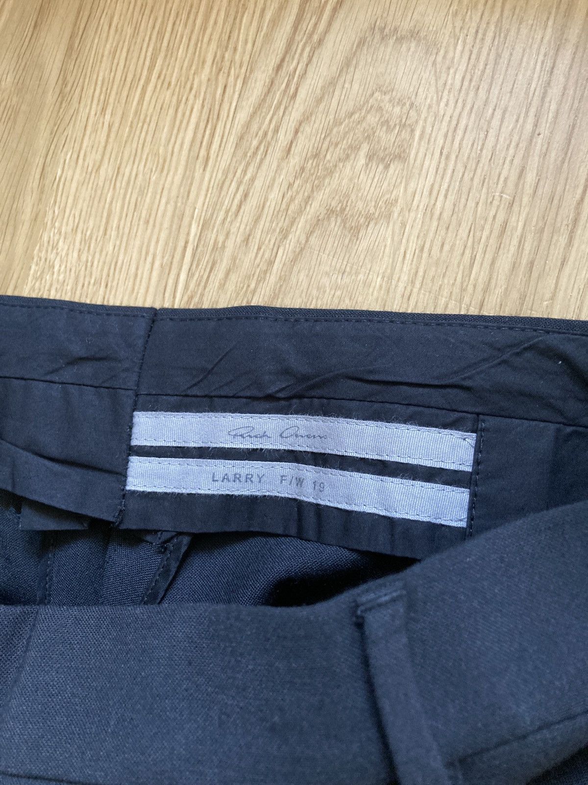 Rick Owens F/W 19 „LARRY“ Runway High-Waist Wool Pants Rick Owens Size US 30 / EU 46 - 14 Thumbnail