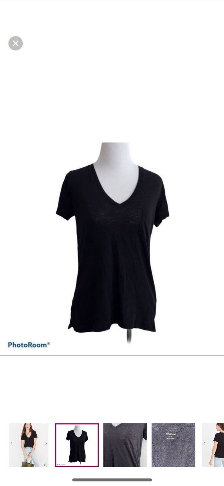 Madewell Madewell small black whisper tee Size S / US 4 / IT 40 - 1 Thumbnail