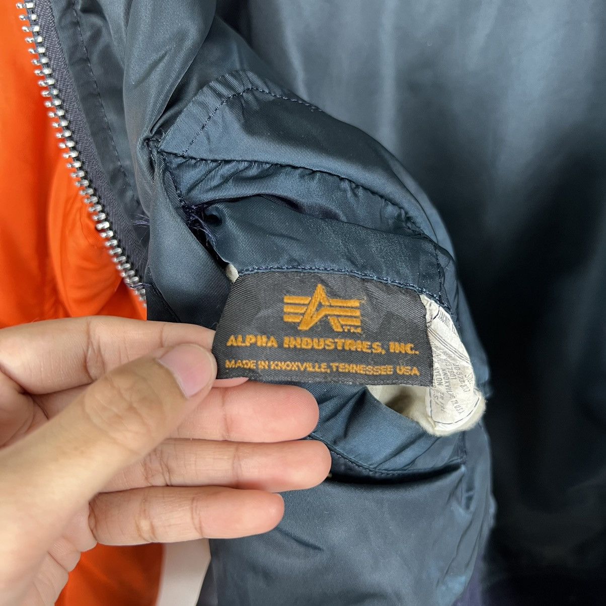 Alpha Industries 🔥 VINTAGE ALPHA BOMBER JACKET Size US L / EU 52-54 / 3 - 15 Thumbnail